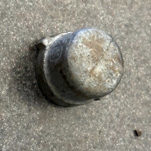 1/2" galvanized pipe cap